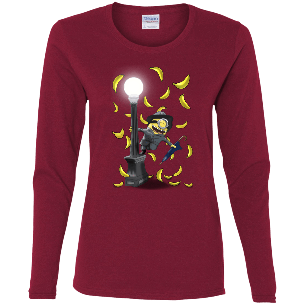 T-Shirts Cardinal / S Banana Rain Women's Long Sleeve T-Shirt