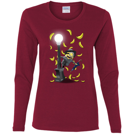 T-Shirts Cardinal / S Banana Rain Women's Long Sleeve T-Shirt