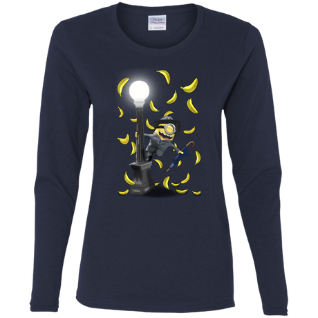 T-Shirts Navy / S Banana Rain Women's Long Sleeve T-Shirt