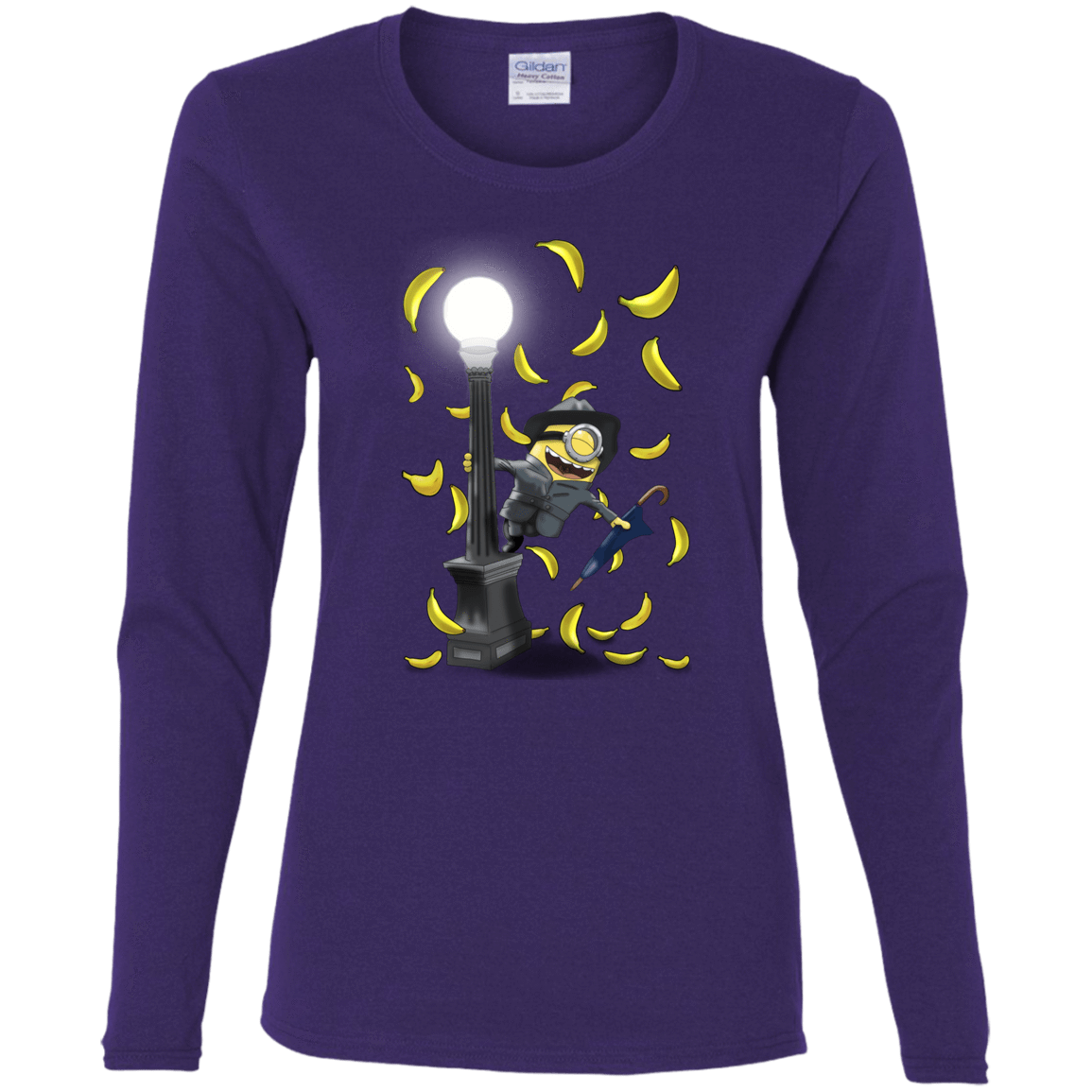 T-Shirts Purple / S Banana Rain Women's Long Sleeve T-Shirt