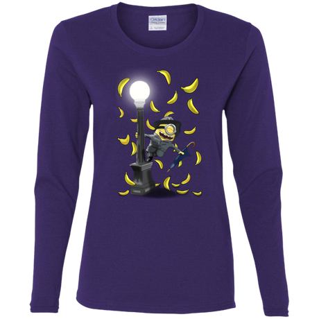 T-Shirts Purple / S Banana Rain Women's Long Sleeve T-Shirt