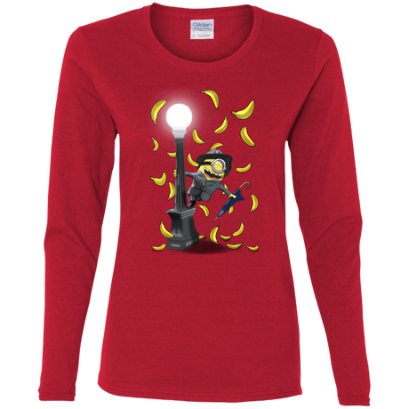 T-Shirts Red / S Banana Rain Women's Long Sleeve T-Shirt