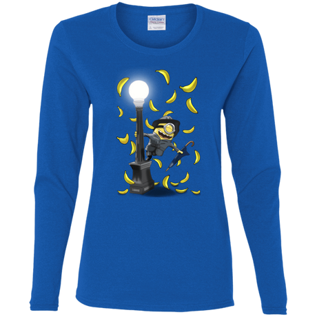 T-Shirts Royal / S Banana Rain Women's Long Sleeve T-Shirt