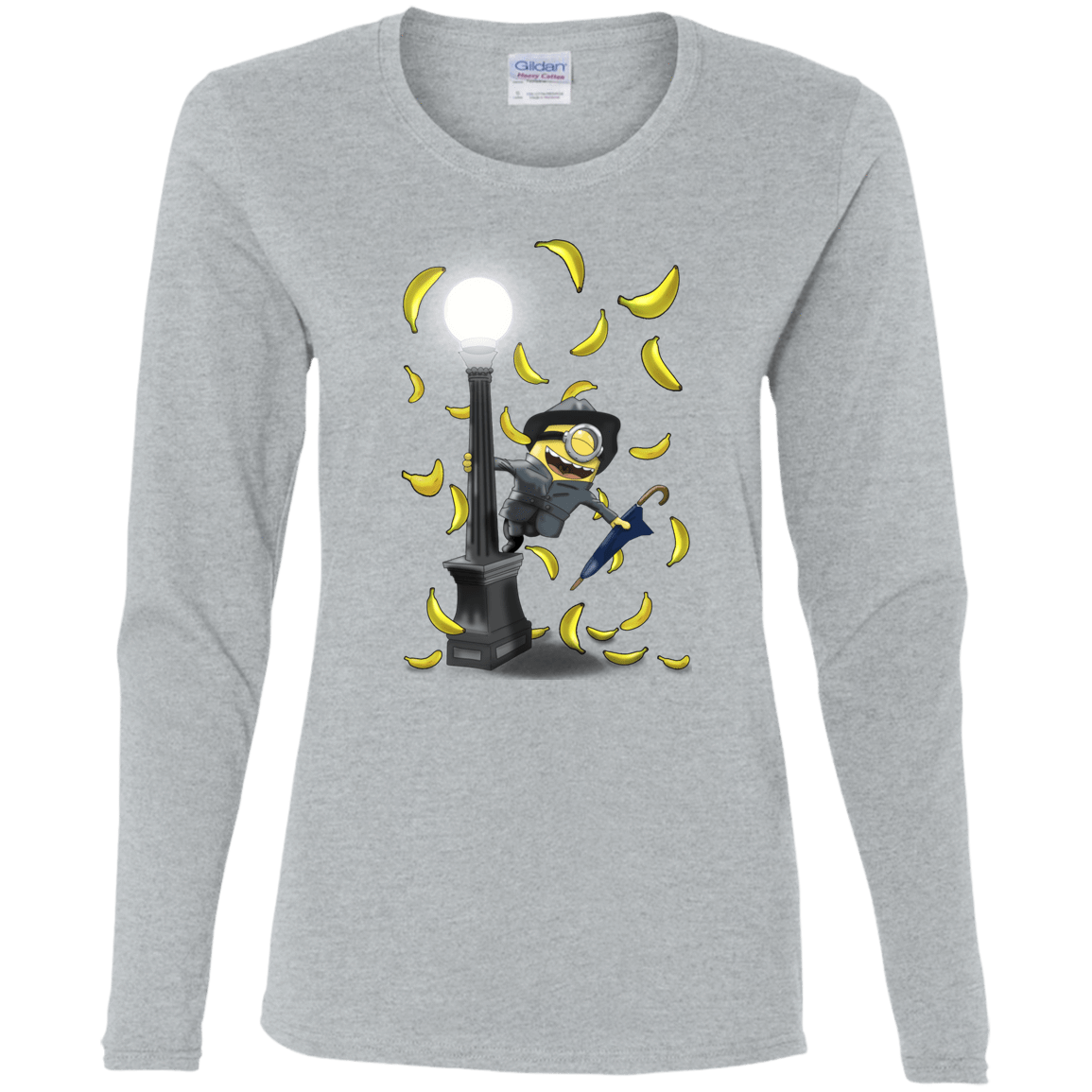 T-Shirts Sport Grey / S Banana Rain Women's Long Sleeve T-Shirt