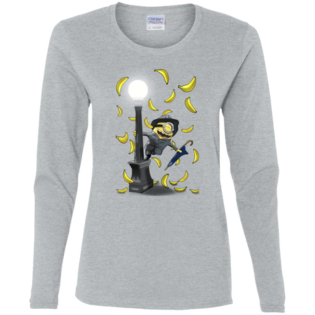 T-Shirts Sport Grey / S Banana Rain Women's Long Sleeve T-Shirt