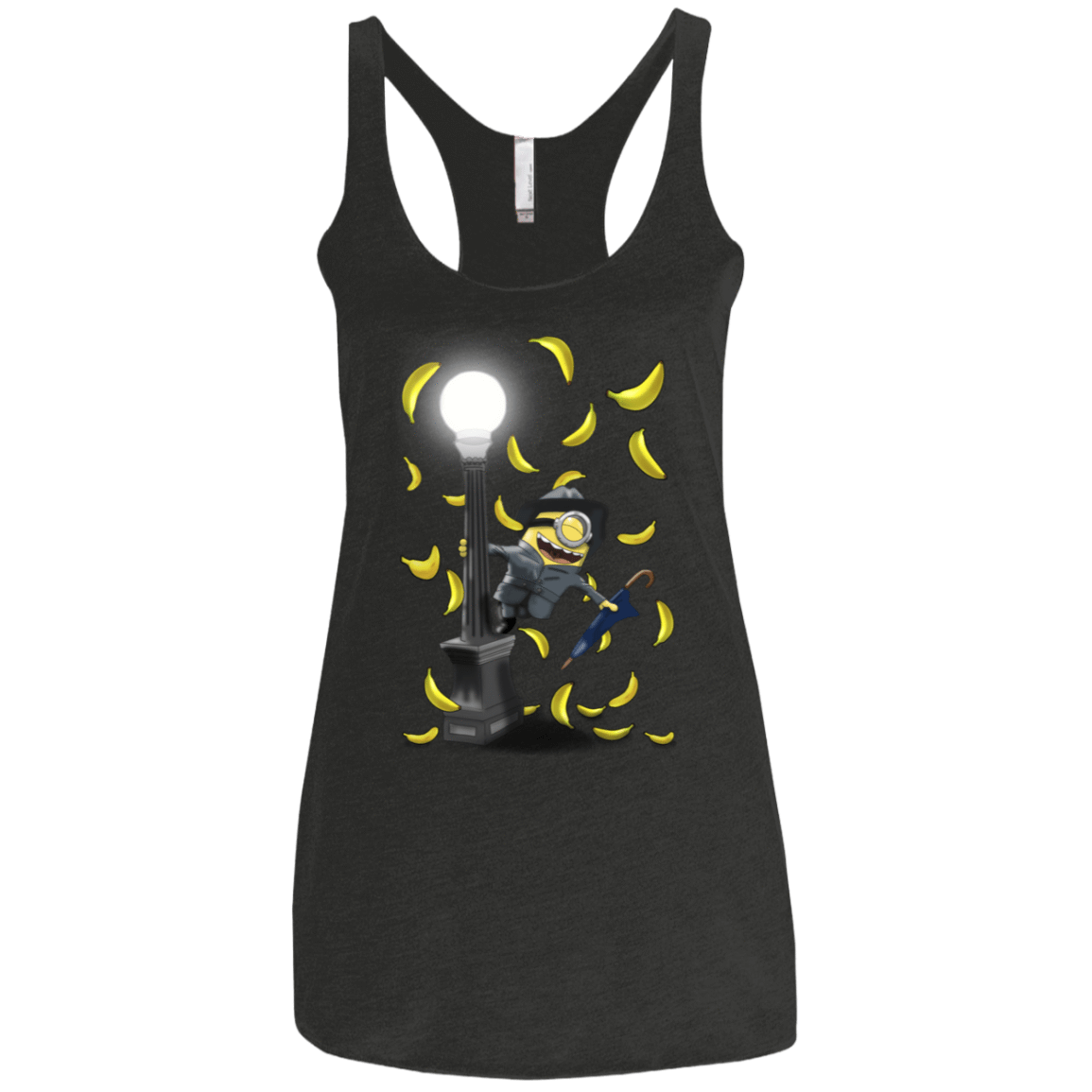 T-Shirts Vintage Black / X-Small Banana Rain Women's Triblend Racerback Tank