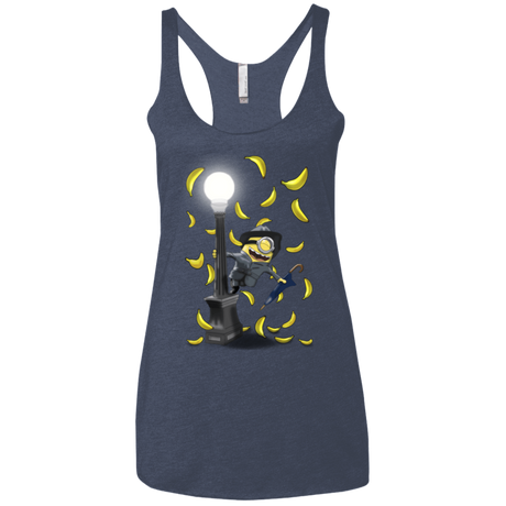 T-Shirts Vintage Navy / X-Small Banana Rain Women's Triblend Racerback Tank