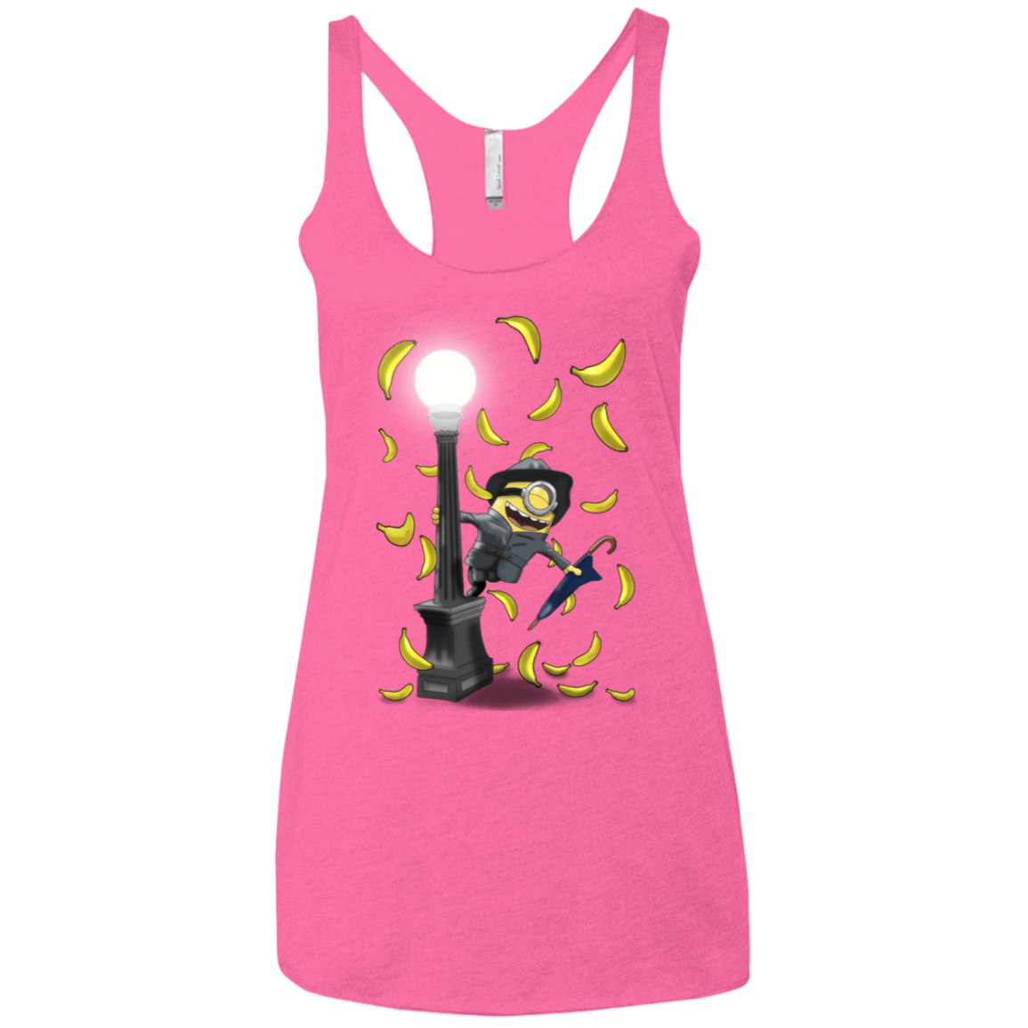 T-Shirts Vintage Pink / X-Small Banana Rain Women's Triblend Racerback Tank