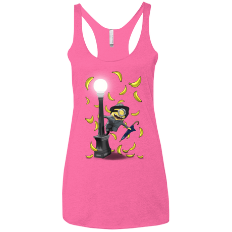T-Shirts Vintage Pink / X-Small Banana Rain Women's Triblend Racerback Tank