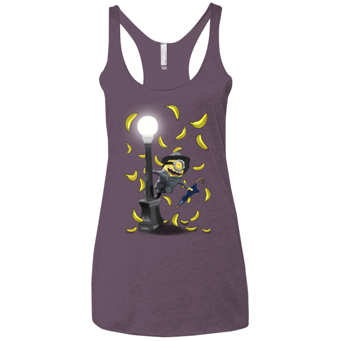 T-Shirts Vintage Purple / X-Small Banana Rain Women's Triblend Racerback Tank