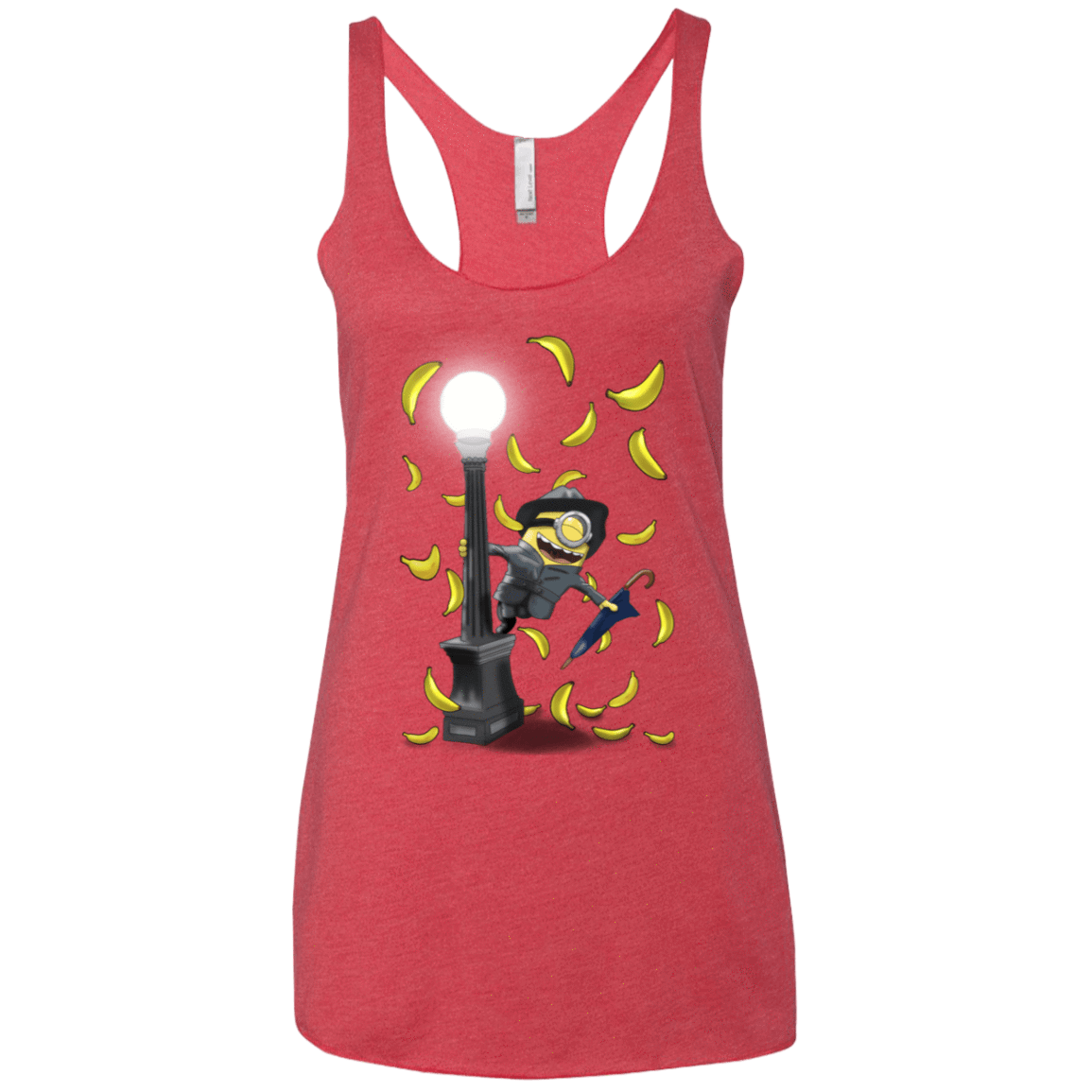 T-Shirts Vintage Red / X-Small Banana Rain Women's Triblend Racerback Tank