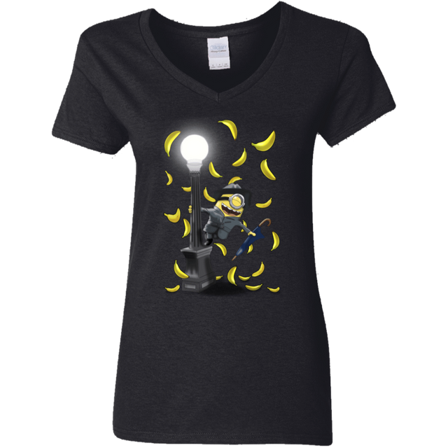 T-Shirts Black / S Banana Rain Women's V-Neck T-Shirt