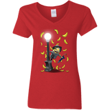 T-Shirts Red / S Banana Rain Women's V-Neck T-Shirt