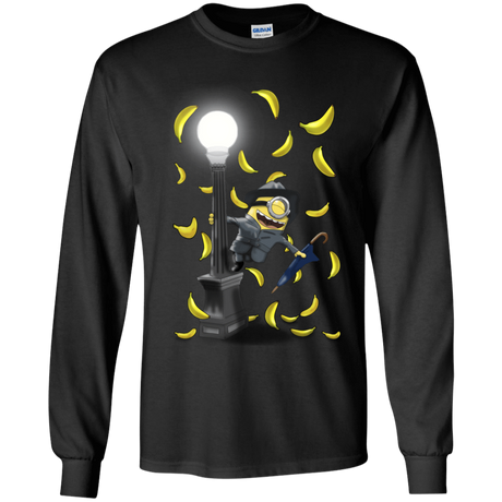 T-Shirts Black / YS Banana Rain Youth Long Sleeve T-Shirt