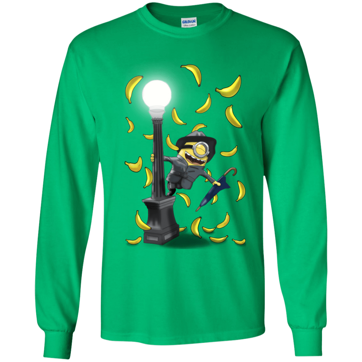 T-Shirts Irish Green / YS Banana Rain Youth Long Sleeve T-Shirt