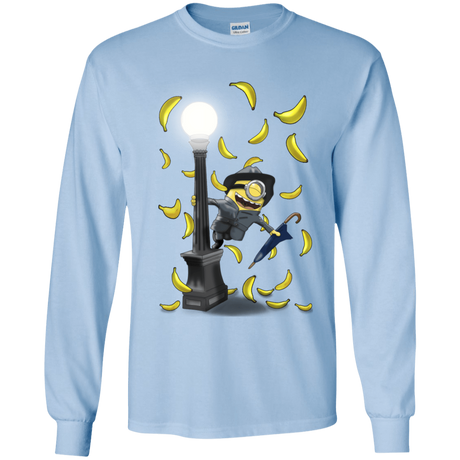 T-Shirts Light Blue / YS Banana Rain Youth Long Sleeve T-Shirt