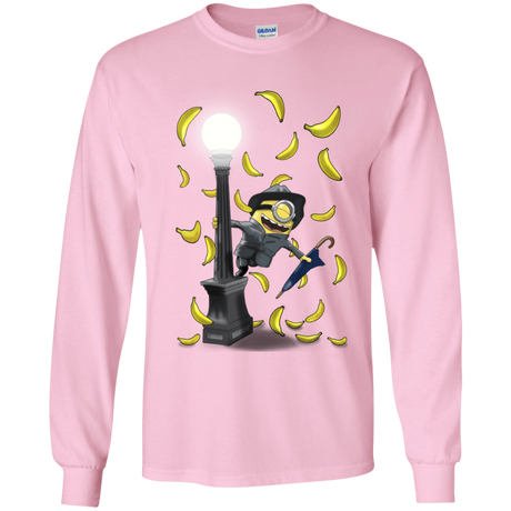 T-Shirts Light Pink / YS Banana Rain Youth Long Sleeve T-Shirt