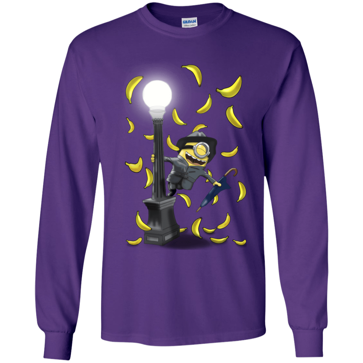 T-Shirts Purple / YS Banana Rain Youth Long Sleeve T-Shirt