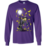 T-Shirts Purple / YS Banana Rain Youth Long Sleeve T-Shirt