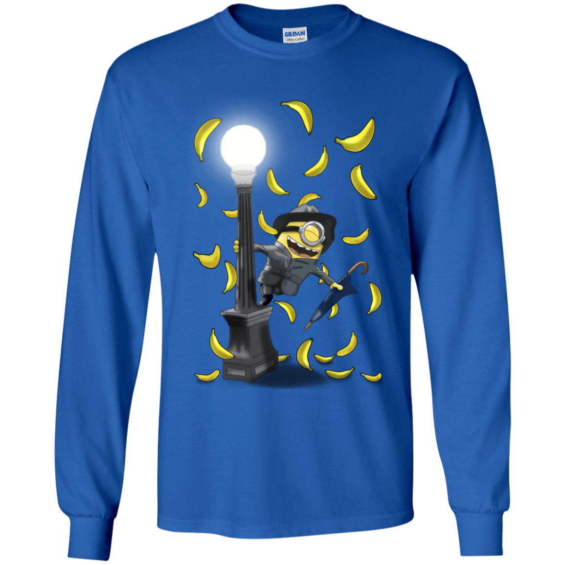 T-Shirts Royal / YS Banana Rain Youth Long Sleeve T-Shirt