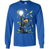 T-Shirts Royal / YS Banana Rain Youth Long Sleeve T-Shirt