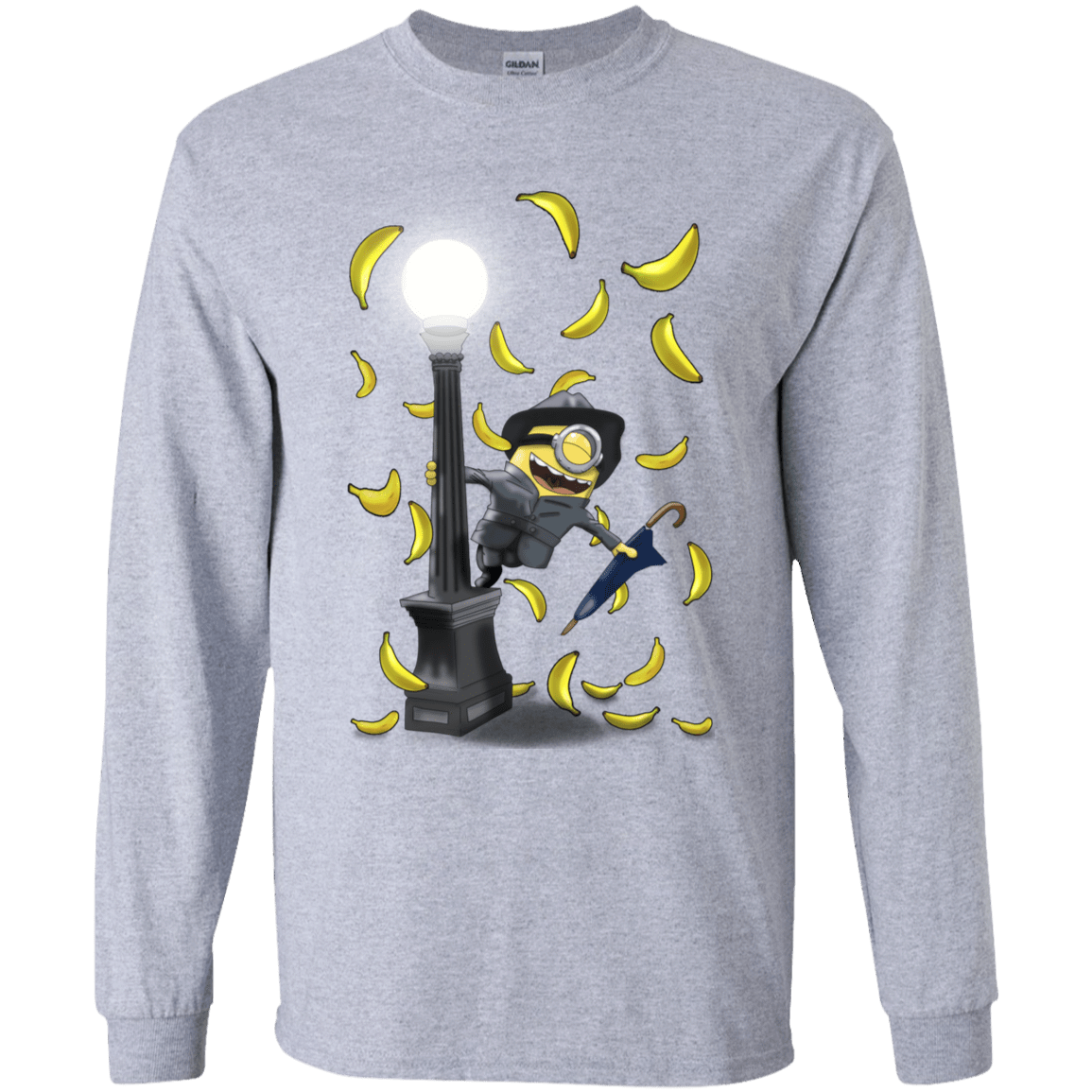 T-Shirts Sport Grey / YS Banana Rain Youth Long Sleeve T-Shirt