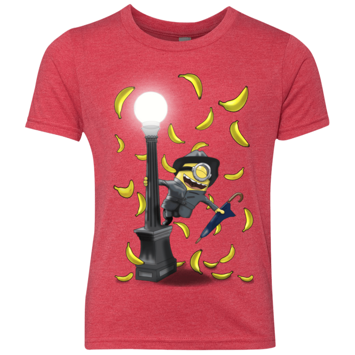 T-Shirts Vintage Red / YXS Banana Rain Youth Triblend T-Shirt