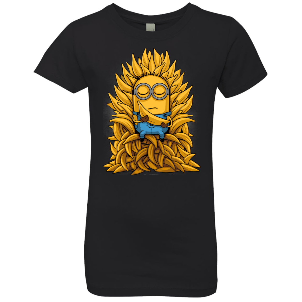 T-Shirts Black / YXS Banana Throne Girls Premium T-Shirt