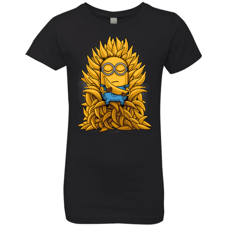 T-Shirts Black / YXS Banana Throne Girls Premium T-Shirt