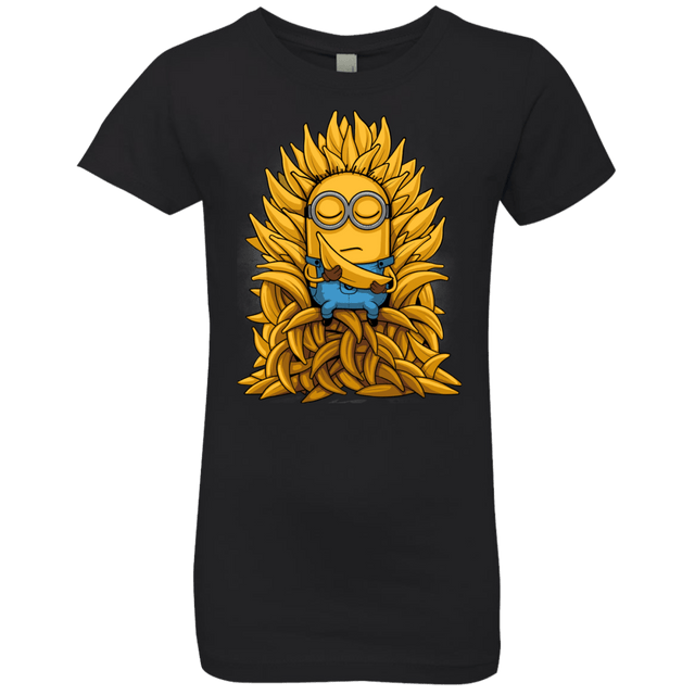 T-Shirts Black / YXS Banana Throne Girls Premium T-Shirt