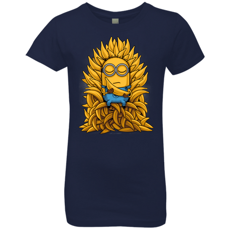 T-Shirts Midnight Navy / YXS Banana Throne Girls Premium T-Shirt