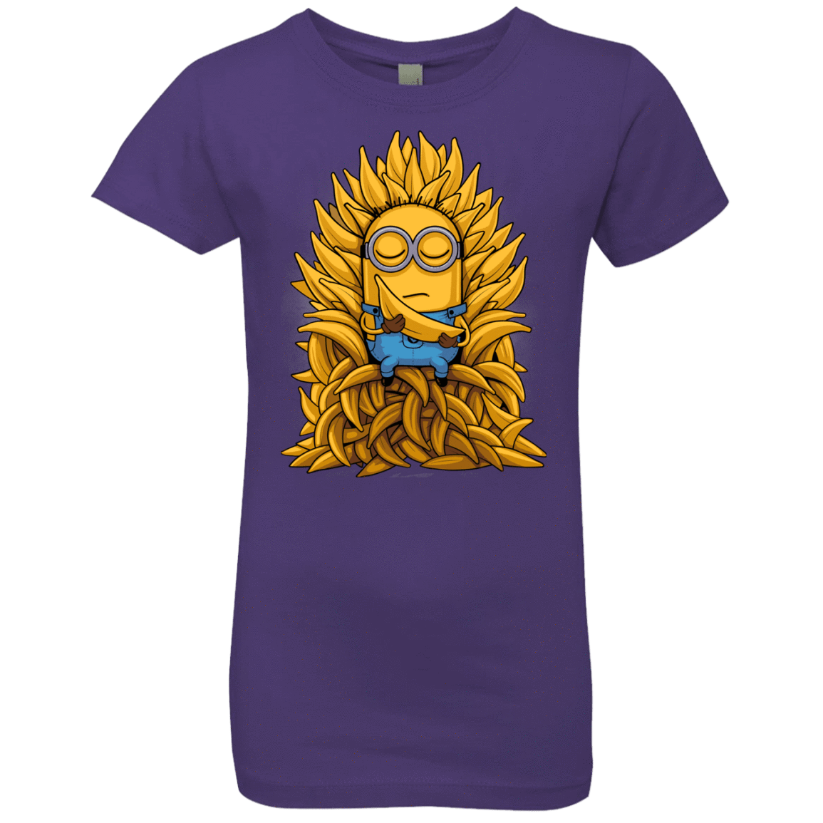 T-Shirts Purple Rush / YXS Banana Throne Girls Premium T-Shirt