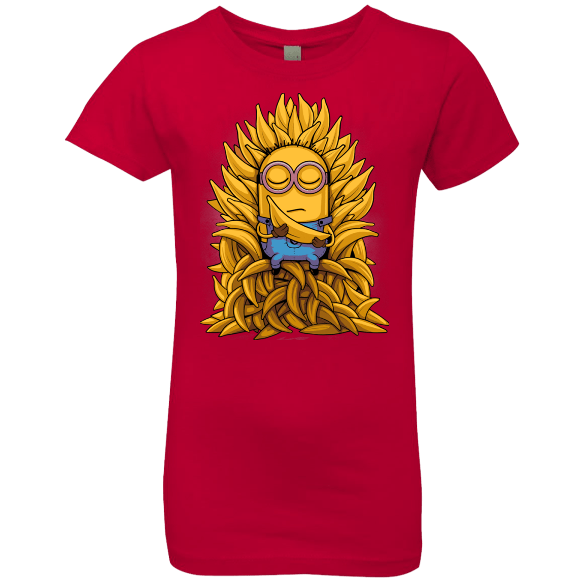 T-Shirts Red / YXS Banana Throne Girls Premium T-Shirt