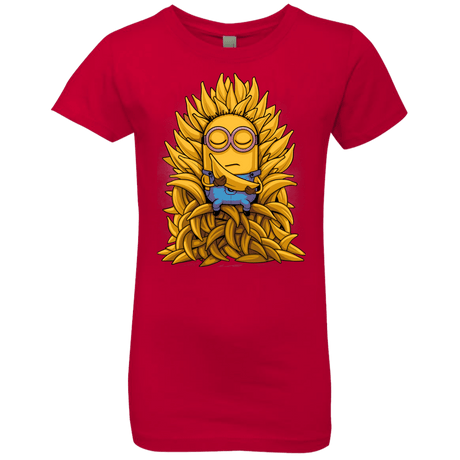 T-Shirts Red / YXS Banana Throne Girls Premium T-Shirt