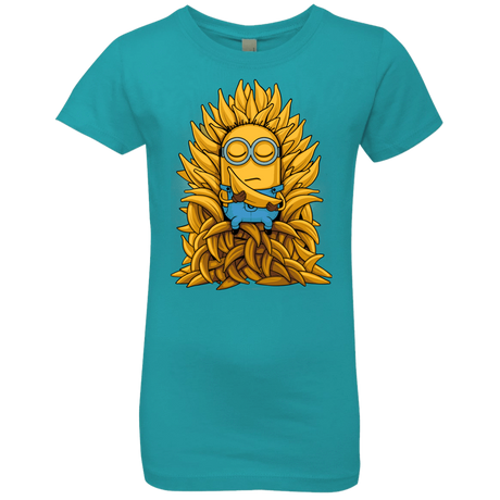 T-Shirts Tahiti Blue / YXS Banana Throne Girls Premium T-Shirt