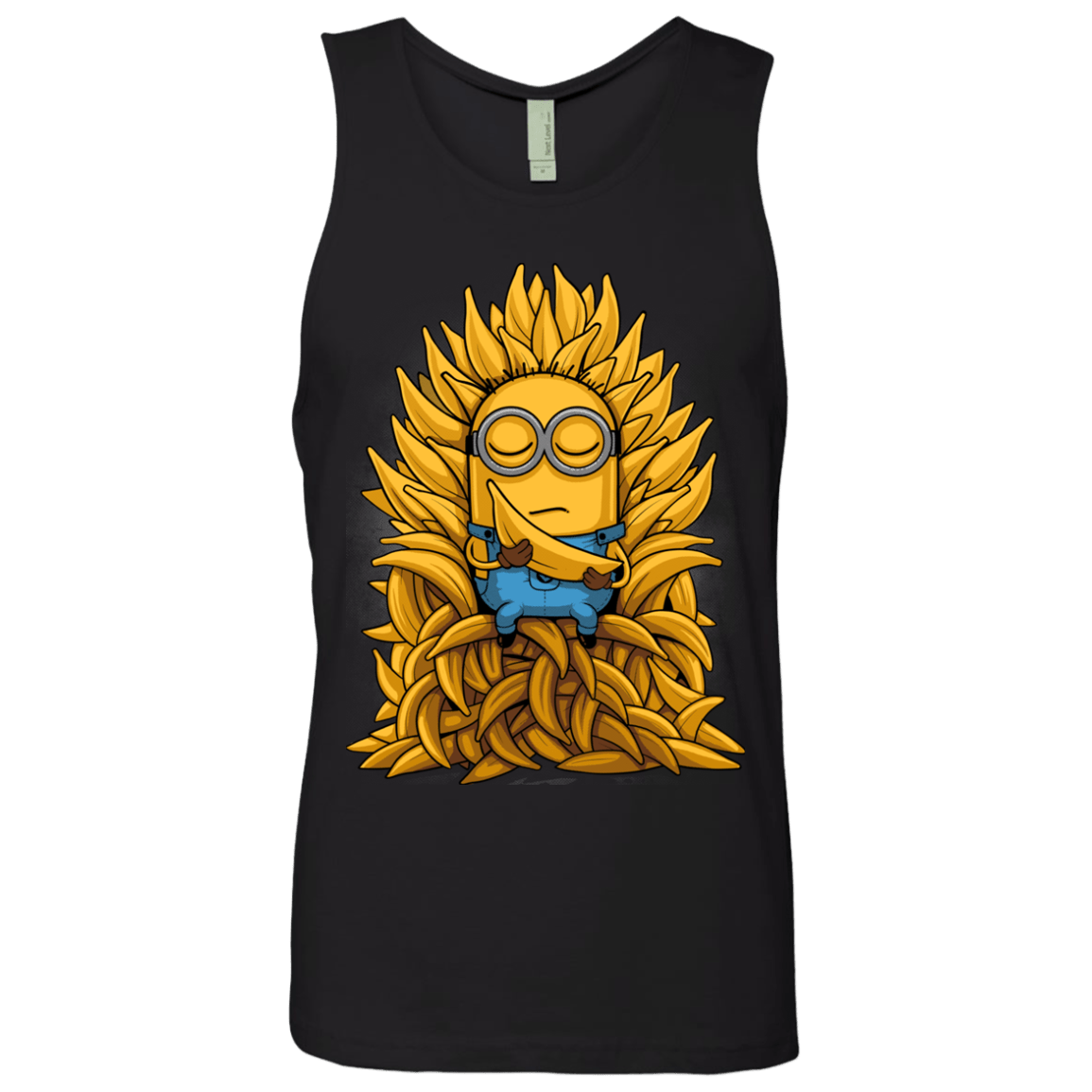 T-Shirts Black / Small Banana Throne Men's Premium Tank Top