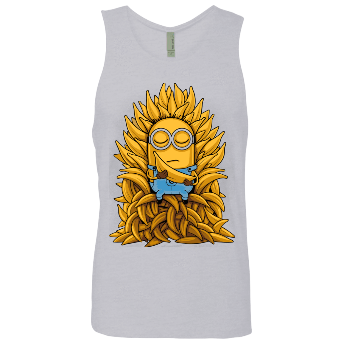T-Shirts Heather Grey / Small Banana Throne Men's Premium Tank Top