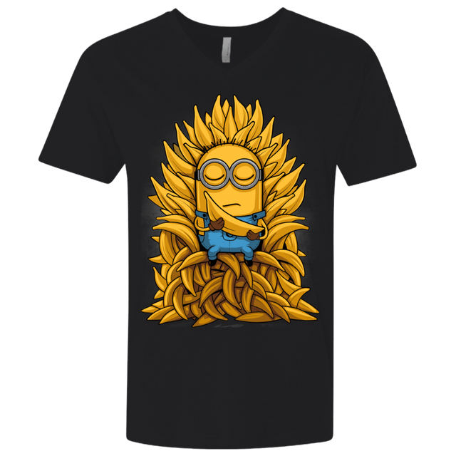T-Shirts Black / X-Small Banana Throne Men's Premium V-Neck