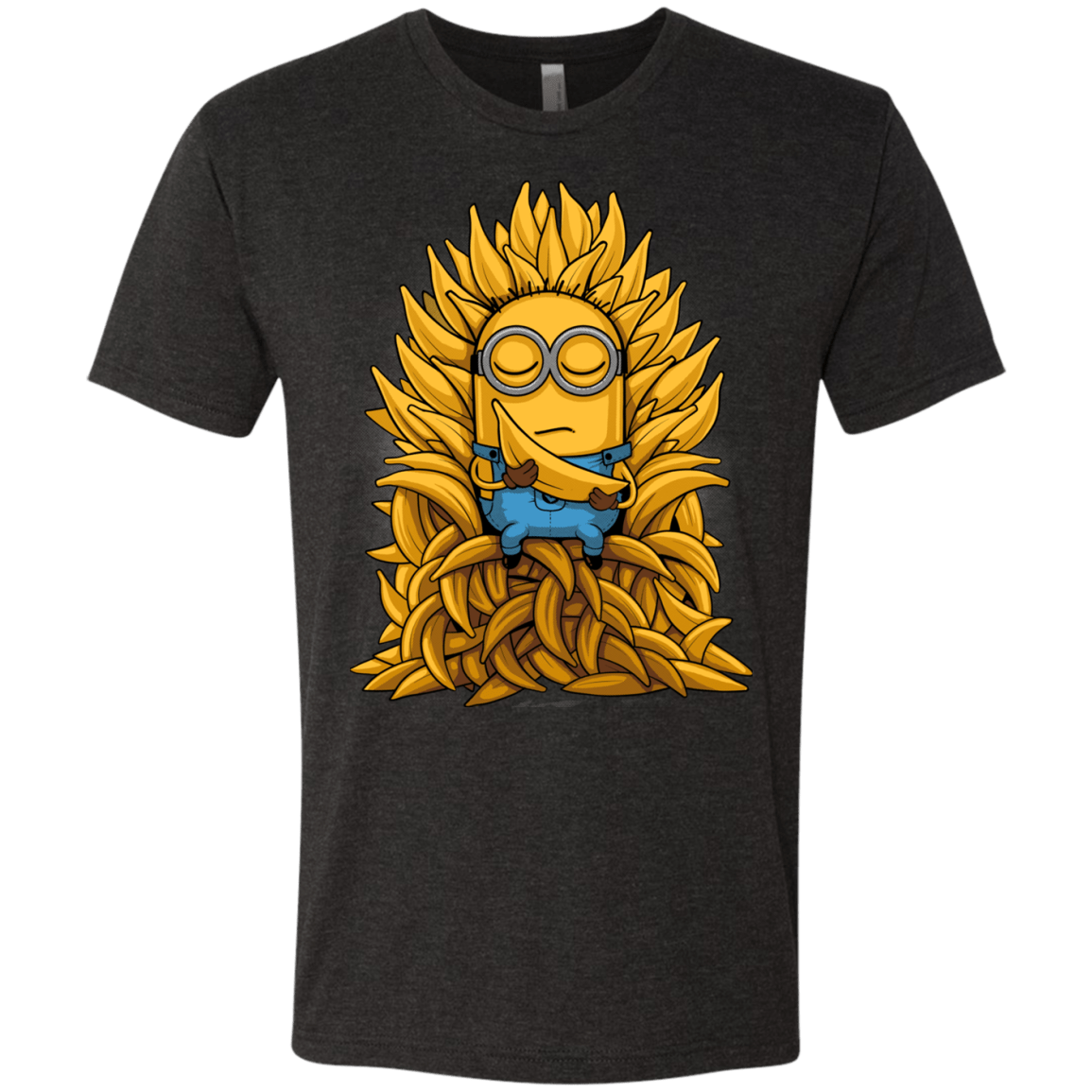 T-Shirts Vintage Black / Small Banana Throne Men's Triblend T-Shirt