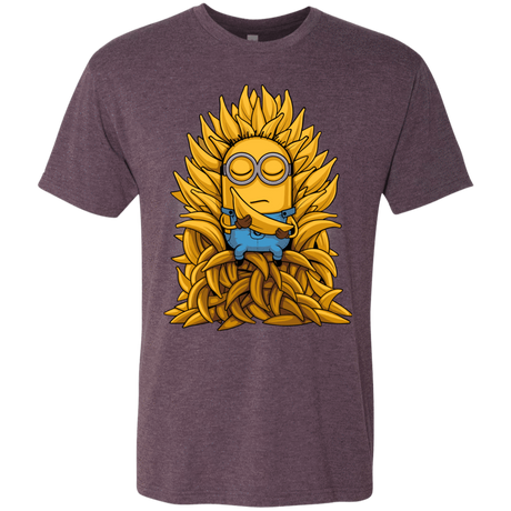 T-Shirts Vintage Purple / Small Banana Throne Men's Triblend T-Shirt