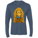 T-Shirts Indigo / X-Small Banana Throne Triblend Long Sleeve Hoodie Tee