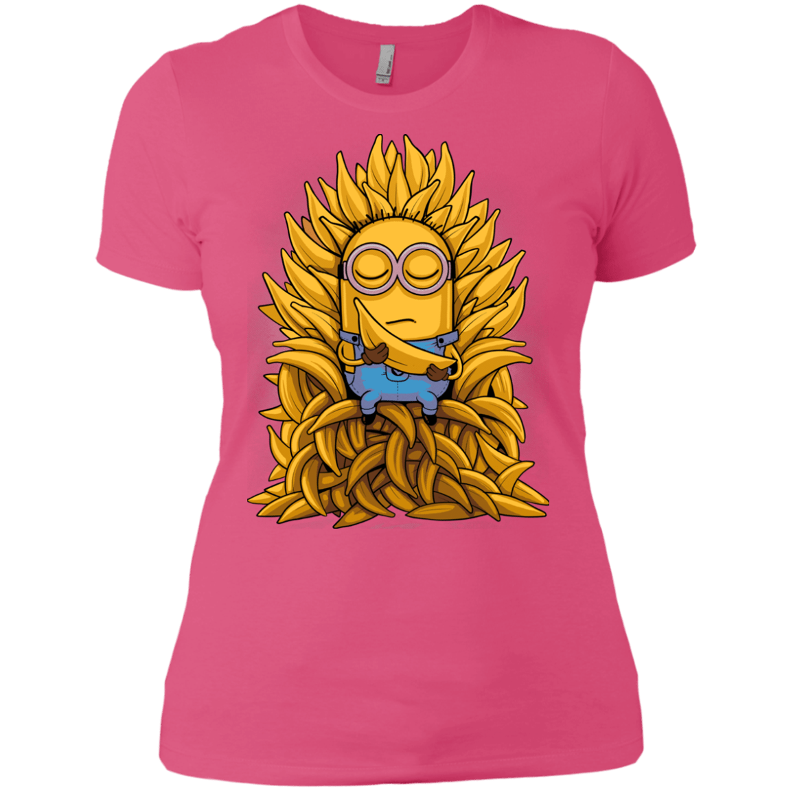 T-Shirts Hot Pink / X-Small Banana Throne Women's Premium T-Shirt