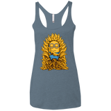 T-Shirts Indigo / X-Small Banana Throne Women's Triblend Racerback Tank