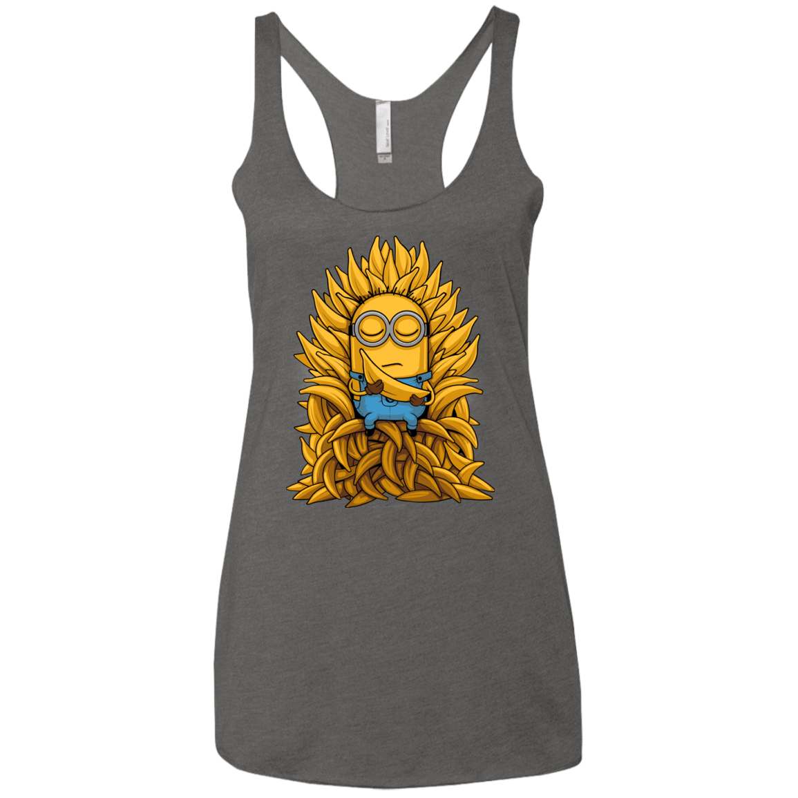 T-Shirts Premium Heather / X-Small Banana Throne Women's Triblend Racerback Tank