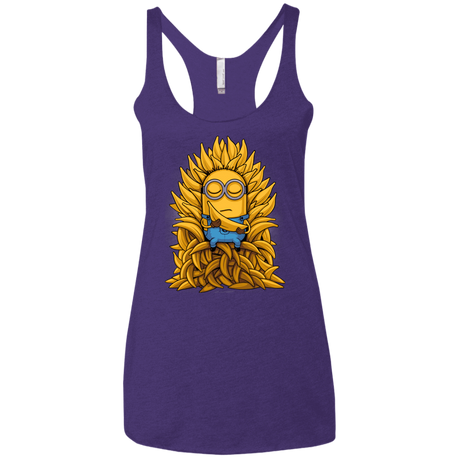 T-Shirts Purple / X-Small Banana Throne Women's Triblend Racerback Tank