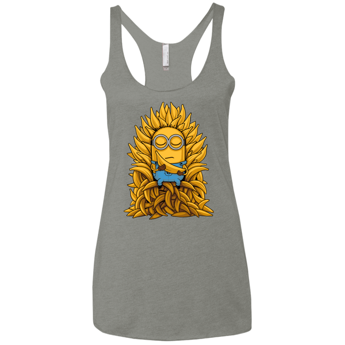 T-Shirts Venetian Grey / X-Small Banana Throne Women's Triblend Racerback Tank