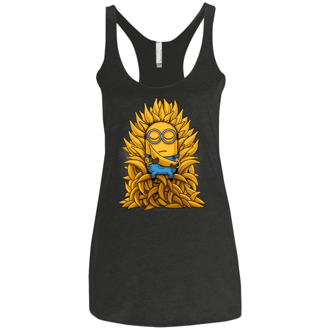 T-Shirts Vintage Black / X-Small Banana Throne Women's Triblend Racerback Tank