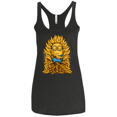 T-Shirts Vintage Black / X-Small Banana Throne Women's Triblend Racerback Tank