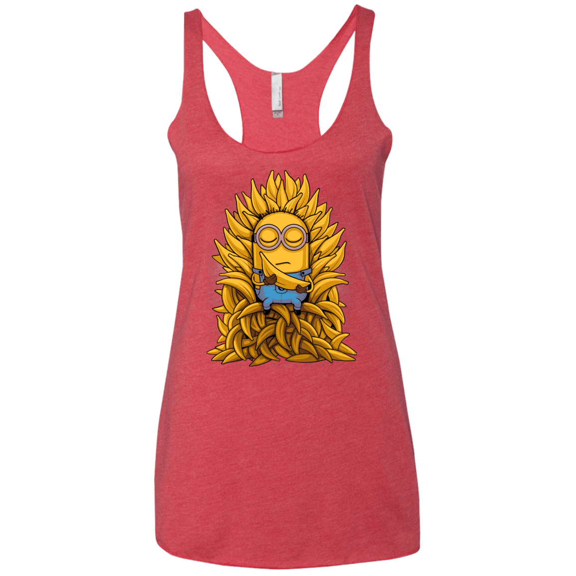 T-Shirts Vintage Red / X-Small Banana Throne Women's Triblend Racerback Tank