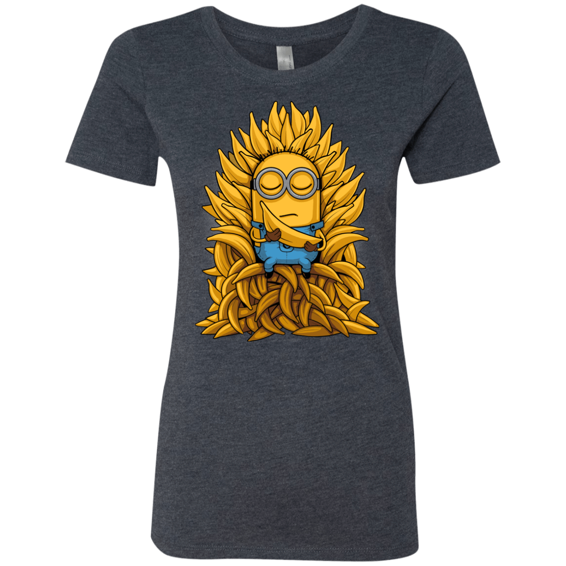 T-Shirts Vintage Navy / Small Banana Throne Women's Triblend T-Shirt
